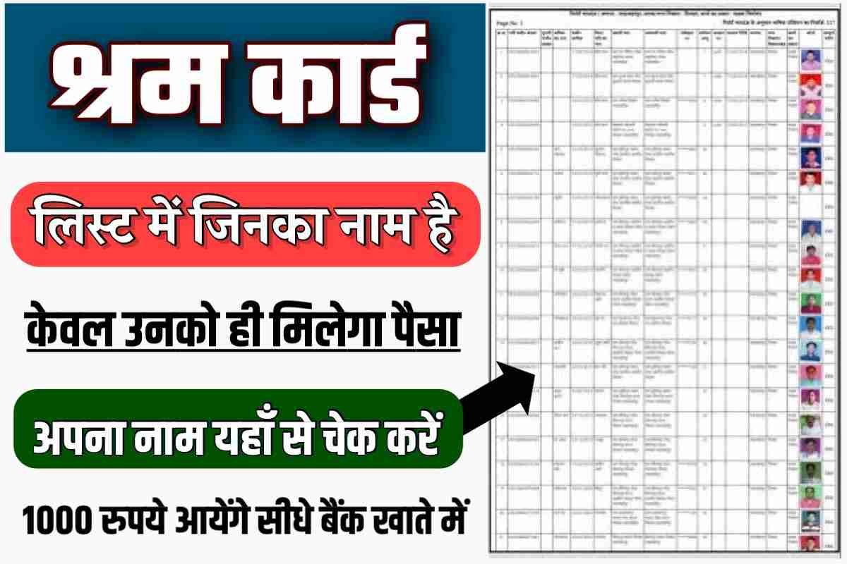 E Shram Card List